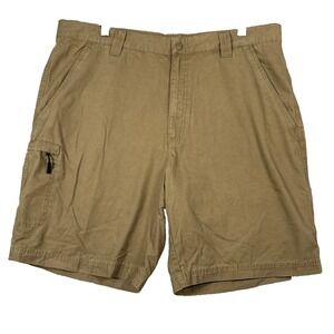 Columbia‎ Outdoor Cargo Shorts Mens 38 Brown Casual Hiking Cotton Gorpcore Chore